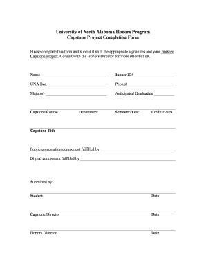 Completion Form