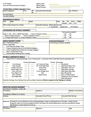 Floridian Inspection Form Get