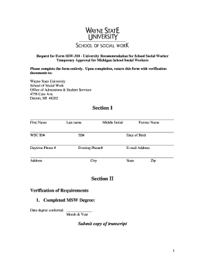 Ssw 310 Form