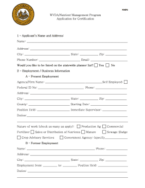 Wvu Application  Form