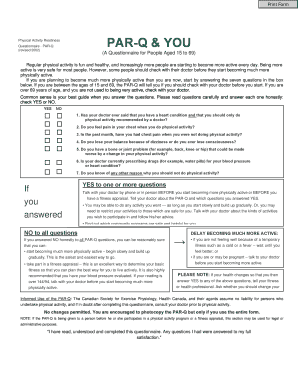 PAR Q &amp; YOU Westminster College Westminstercollege  Form