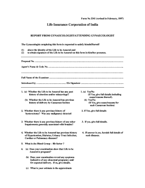 Lic Forms Download