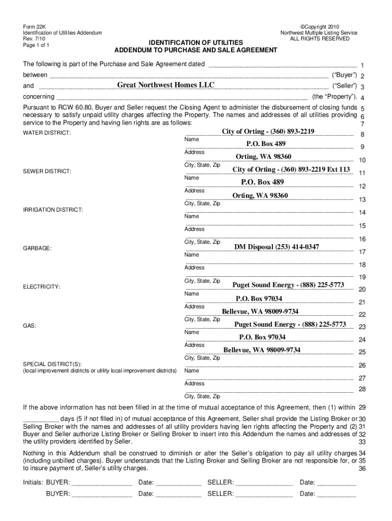 Form 22k