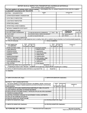 Dd Form 626