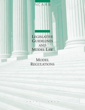 Legislative Guidelines and Model Law Model Regulations  Form