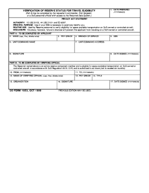 Dd Form 1853