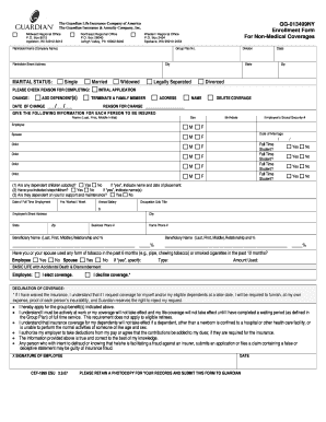 Glic Life Insurance Form