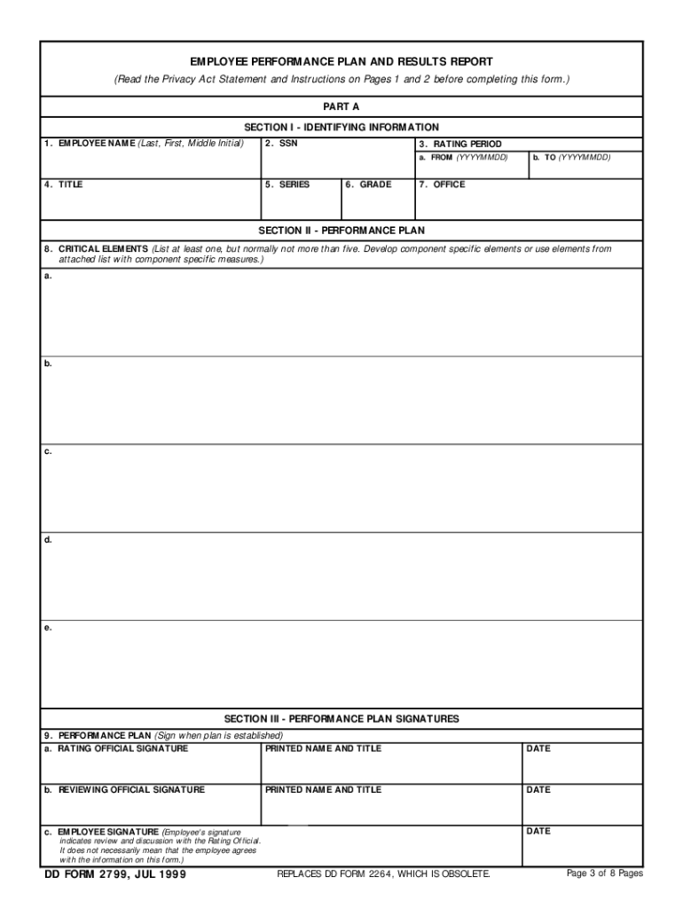 Dd 2799  Form