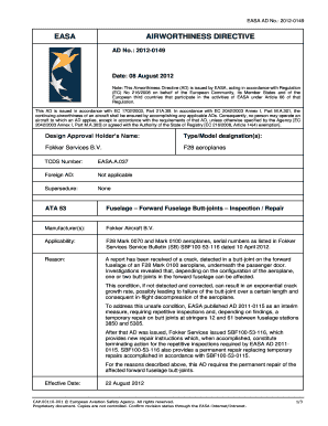 Airworthiness Directives  Form