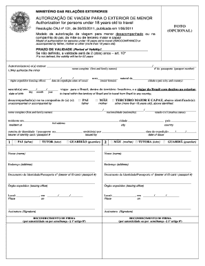 Carta Notarial Para Permiso De Viaje Form - Fill Out and Sign Printable PDF  Template | signNow