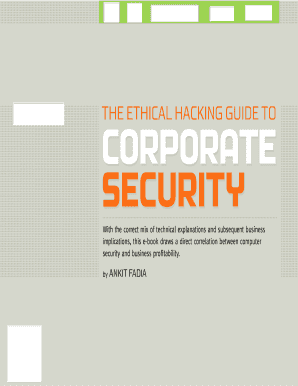 The Ethical Hacking Guide to Corporate Security Ankit Fadia  Form