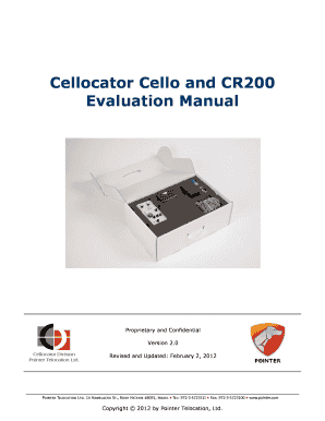 Cellocator  Form