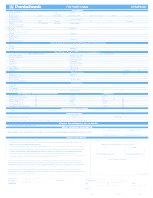 Formulir Kredit Bank