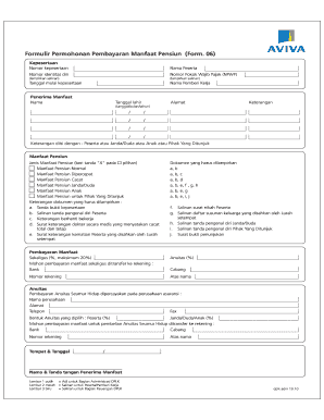 FORM 6 DPLK Revisi Astra Life