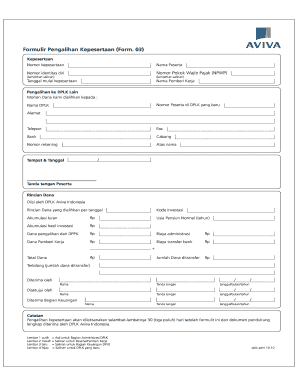 No Telp Dplk Aviva Form