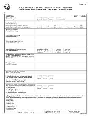 Surat Keterangan Rawat Inap Fill Out And Sign Printable Pdf