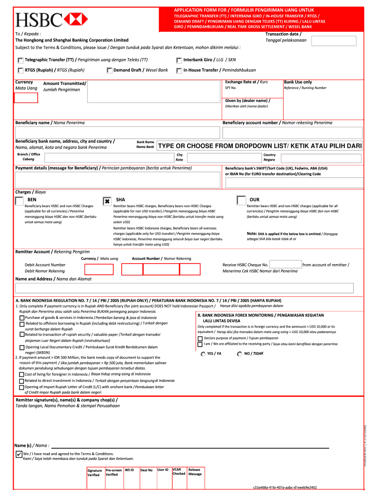  Type or Choose from Dropdown List Ketik Atau Pilih    HSBC Indonesia 2008-2024
