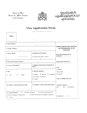 Www Moroccoconsulate Com Visa New Form PDF