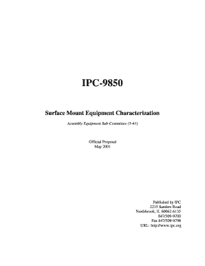 Ipc 9850 PDF  Form
