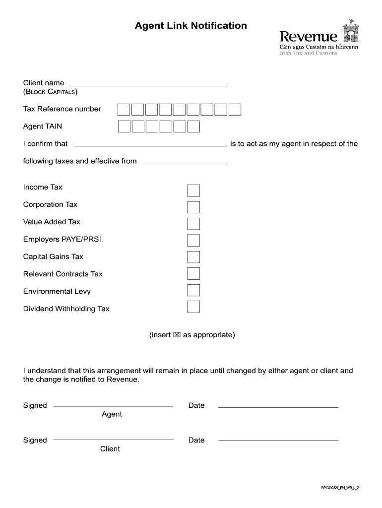 Agent Link Form: get and sign the form in seconds