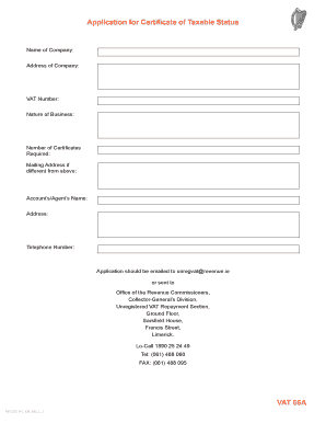 Vat66a  Form