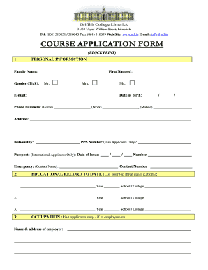 College Form
