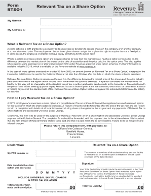 Rtso Form