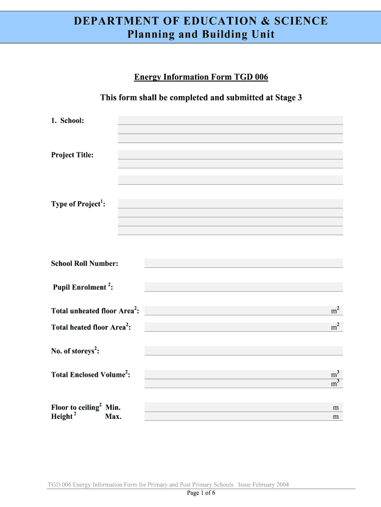  Energy Information Form 2004-2024