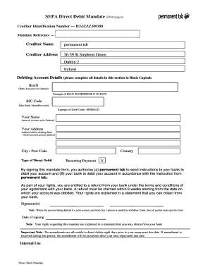 Tsb Change of Signatory Form