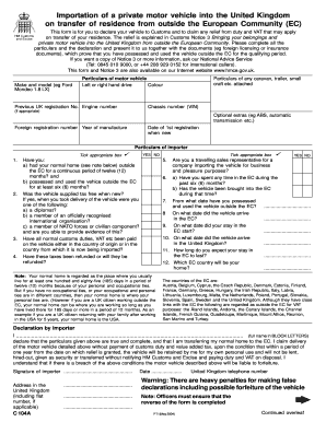 C104a  Form
