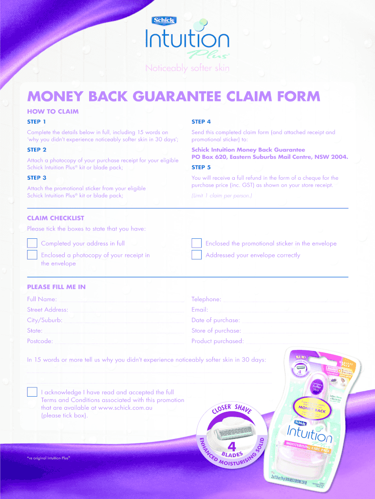 pdfFiller Money Back Guarantee  Form