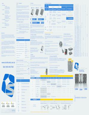 Manual S Lock A3 Pag 1 E 2 Ingl S II S LOCK KOSTAL  Form