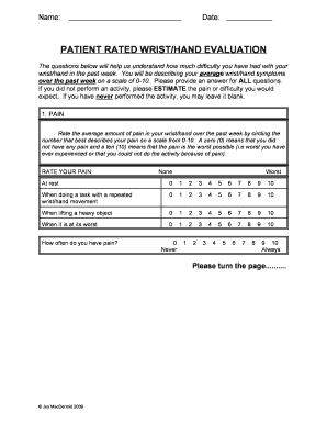 Prwhe PDF  Form