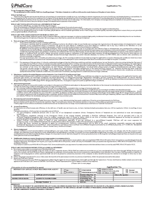 Philcare Application  Form