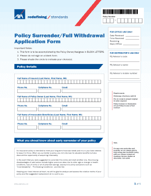 How to Withdraw Money from Axa Philippines  Form