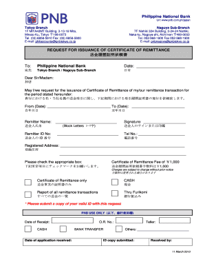 Pnb Bank Certificate Sample  Form