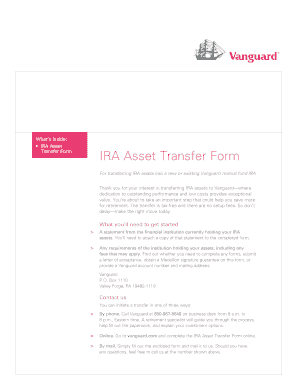 Vanguard Ira Transfer Form Blank