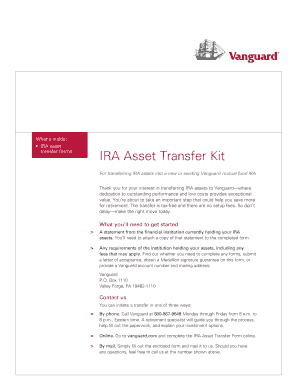 Transfer from Traditional Ira to Roth Divorce Vanguard Form