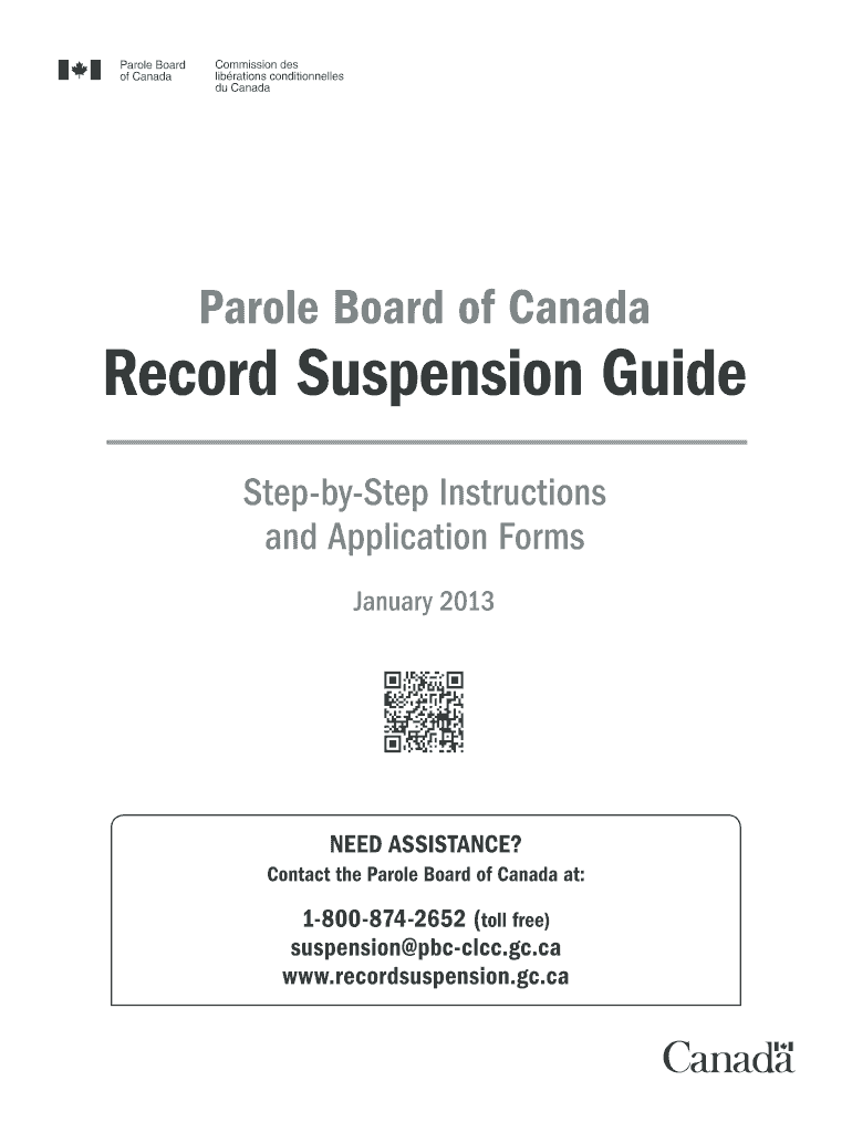  Record of Suspension  Form 2013