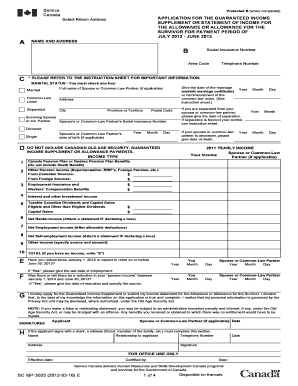 What Does the Guaranteed Income Supplement Statement Look Like Form