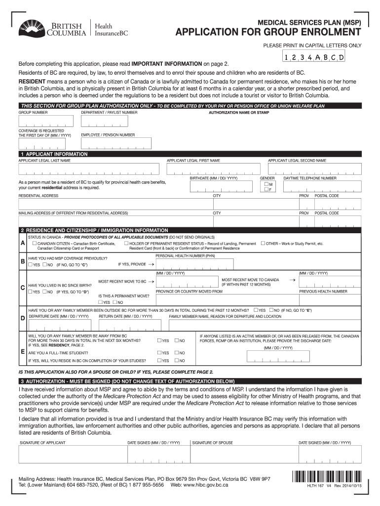  Health Card Renewal Application 2014-2024