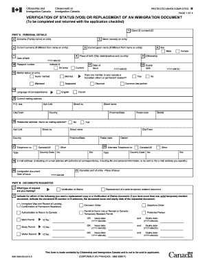 Imm 5009e Citoyennet Et Immigration Canada Cic Gc  Form