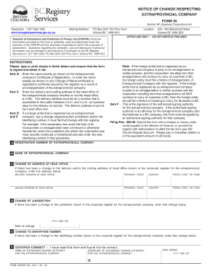 Bc Registry Forms