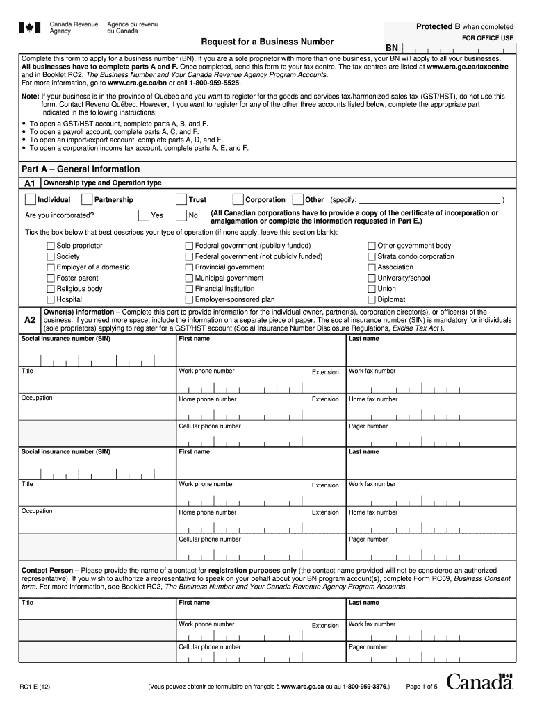  Rc1 Form 2012-2024