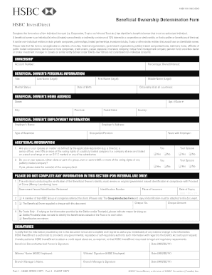 Beneficial Ownership Form Template