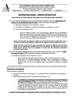 Beneficiary Application Form PDF