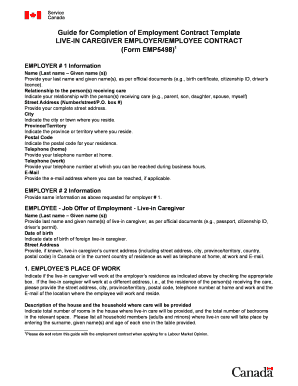 Ontario Employment Contract Template  Form