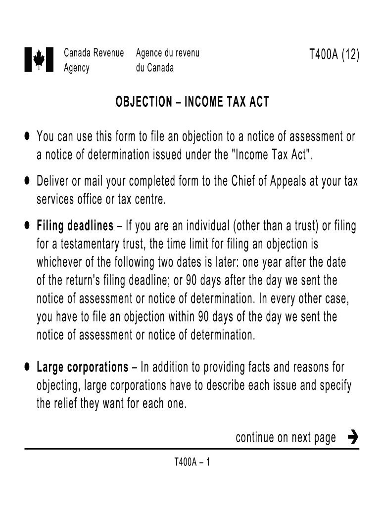  T400a Form 2012