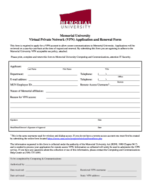 Mun Application Form