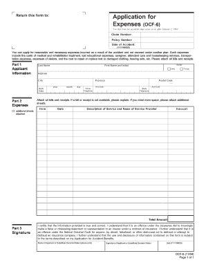 Ocf 6 Form